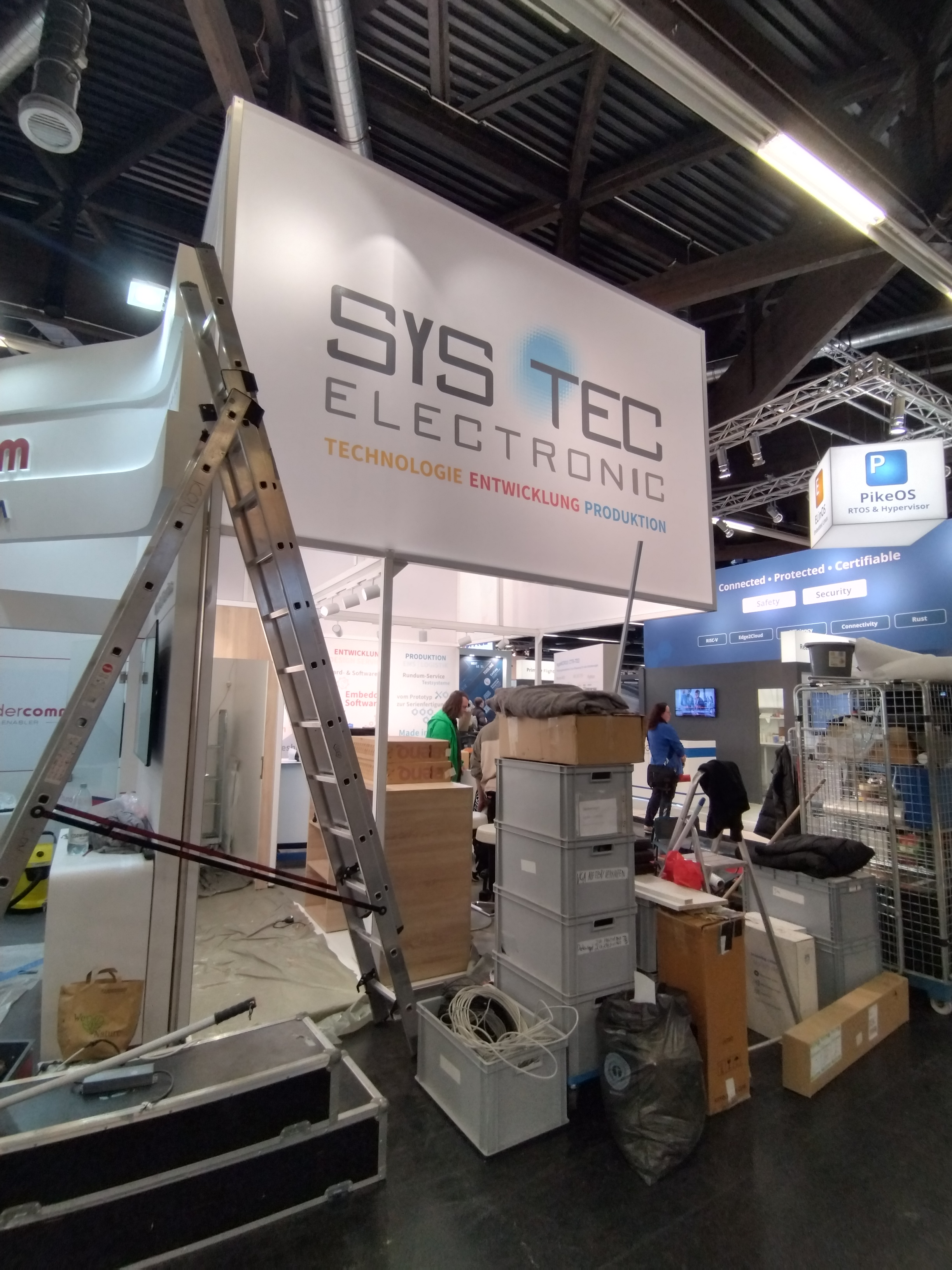 embedded world 2023 - Standaufbau