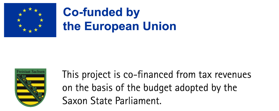 SAB Communication Guidelines: EU Emblem and Free State of Saxony