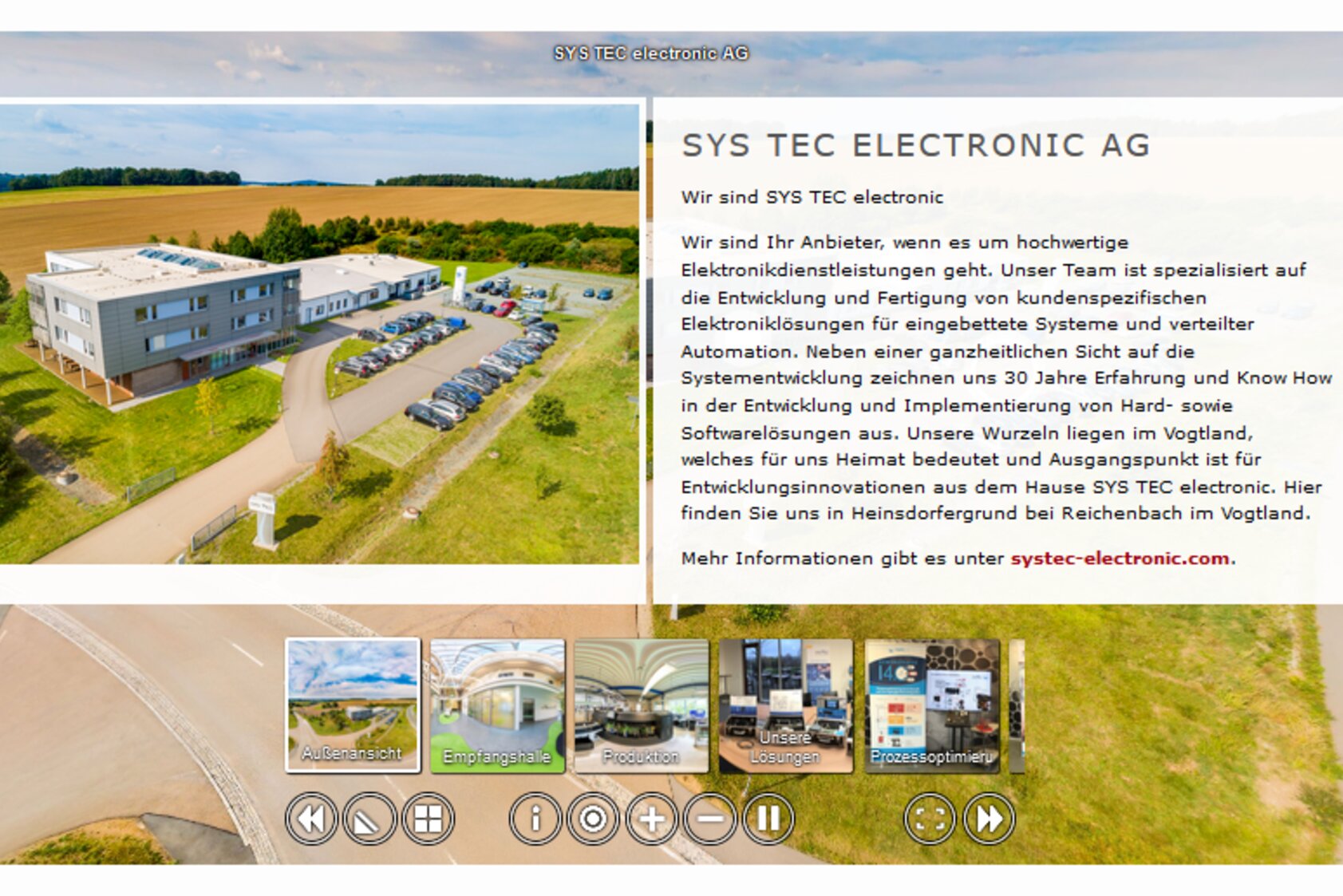 SYS TEC electronic - 360 Grad Blick