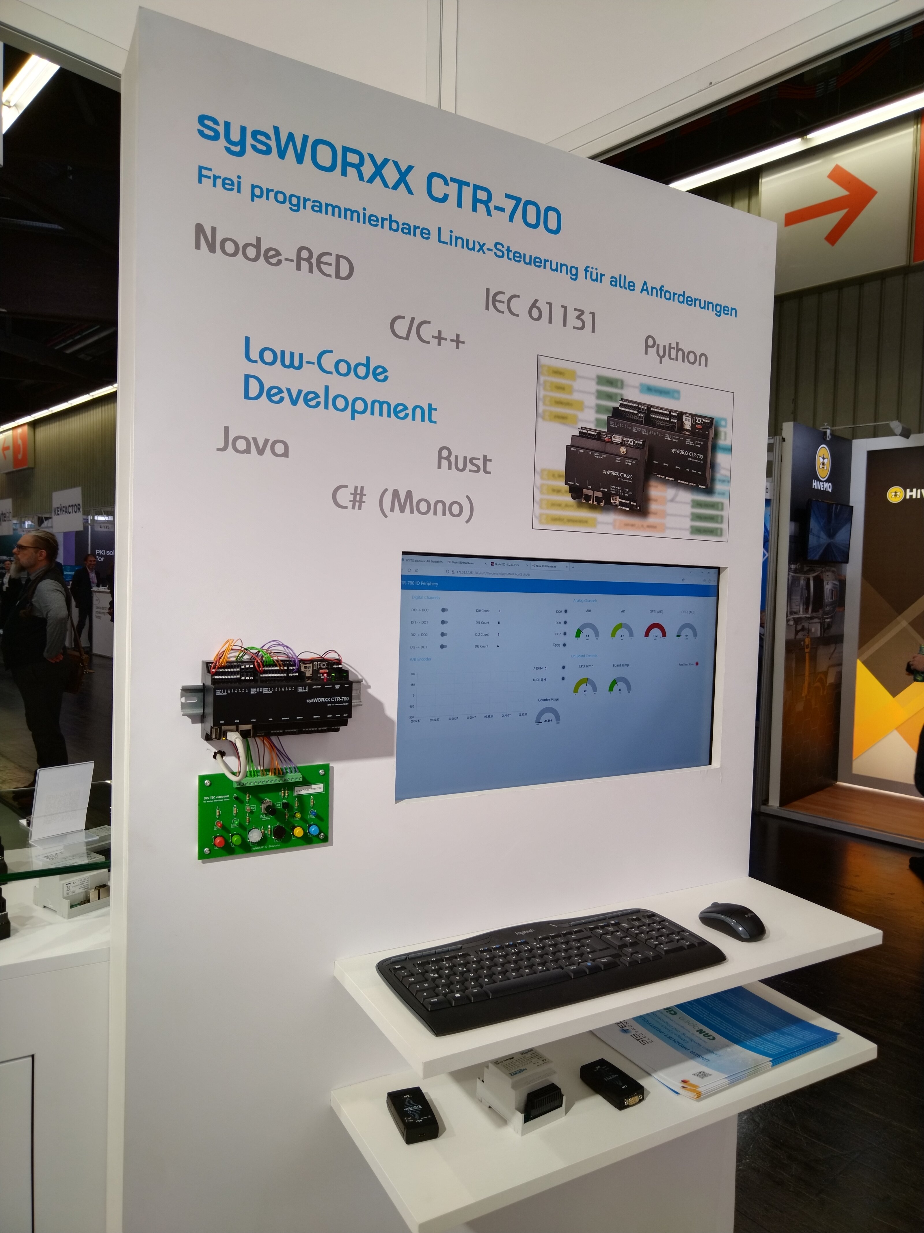 embedded world 2023 - Eigenproduktwand